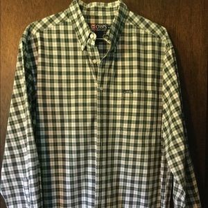 Chaps Ralph Lauren Green Plaid Long Sleeve Shirt